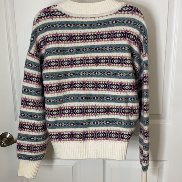 LOFT Multicolor Patterned Cardigan - Picture 4 of 6